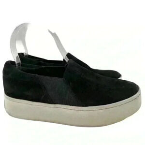 Vince womens warren flats size 6.5 36.5 black suede flatforms
Minimalist